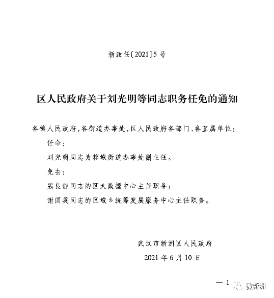 印江土家族苗族自治县人力资源和社会保障局人事任命公告