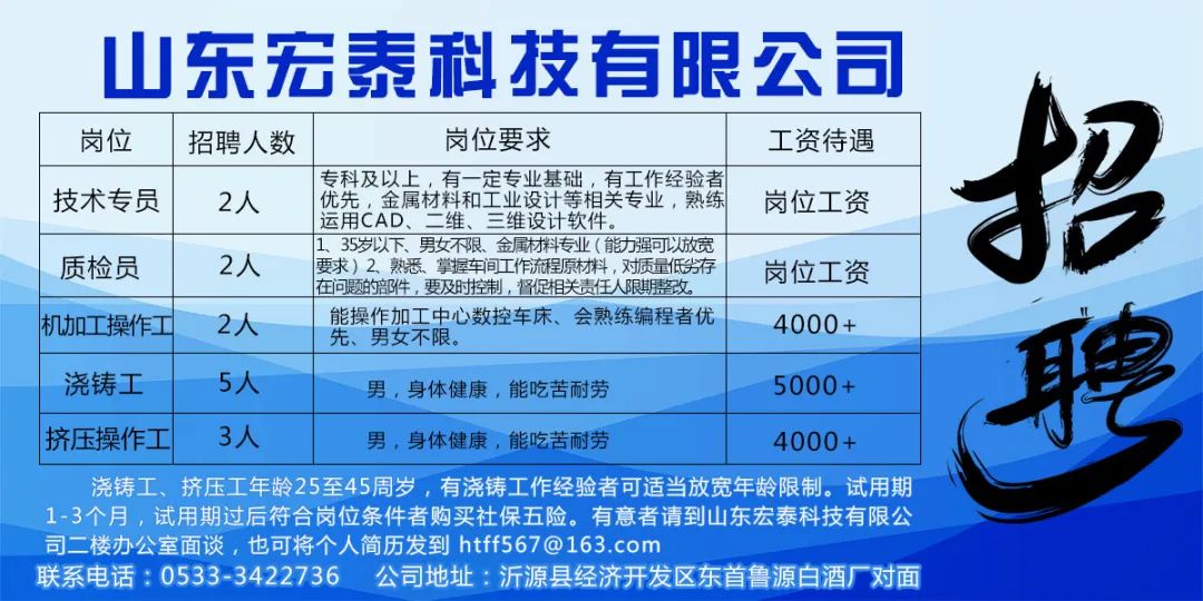 新泰招聘网实时招聘信息汇总